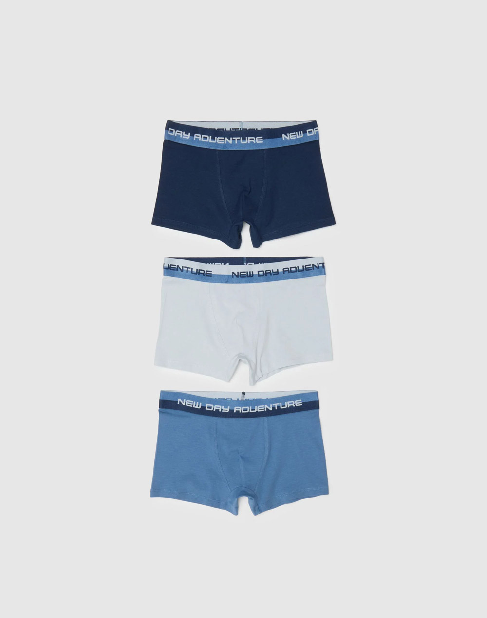 OVS OVS PK 3 BOXER 10/15 2417467-BLUE/GREY Blue
