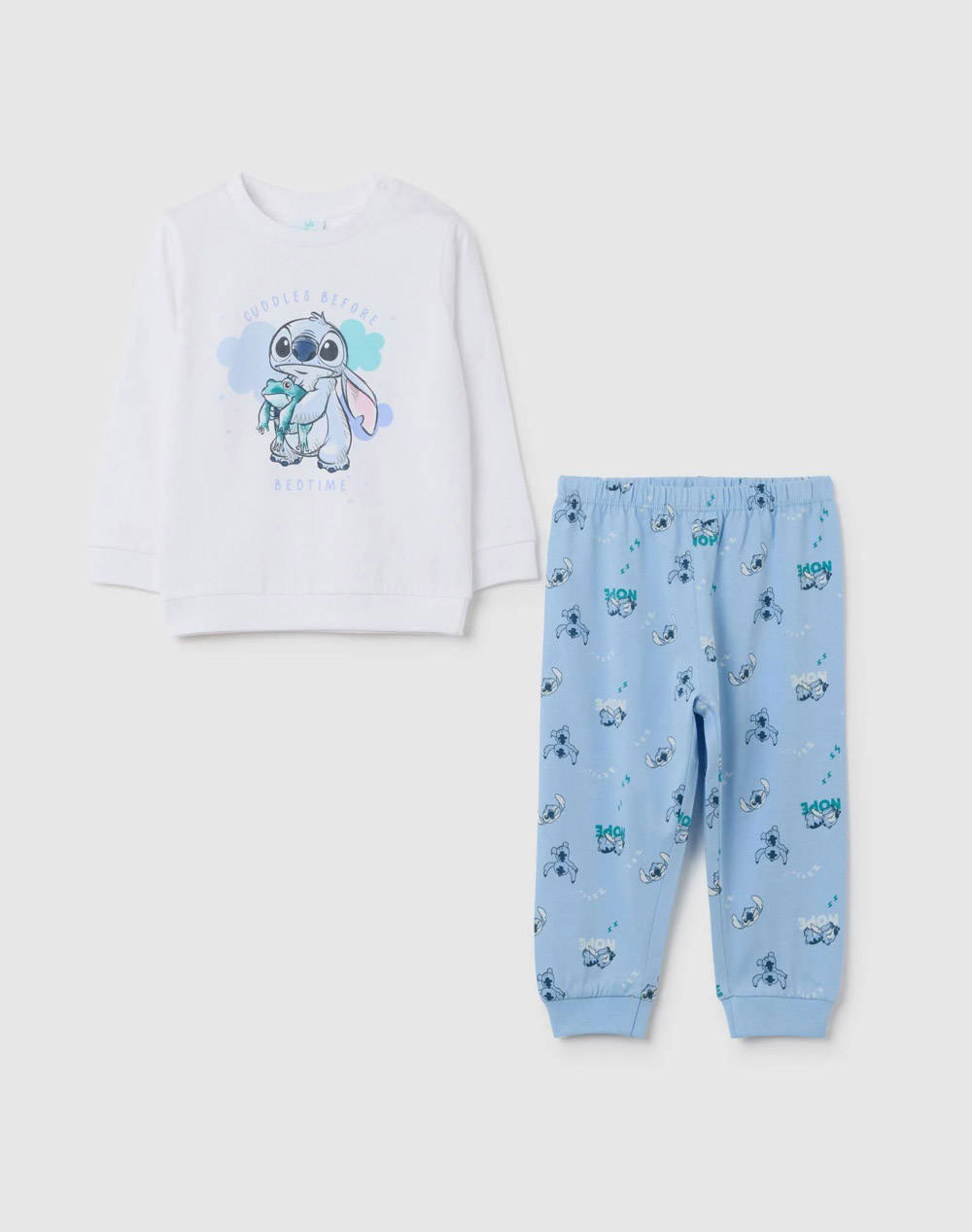 OVS OVS PYJAMA BOY CH 2401001-CHAMBRAY BLUE White