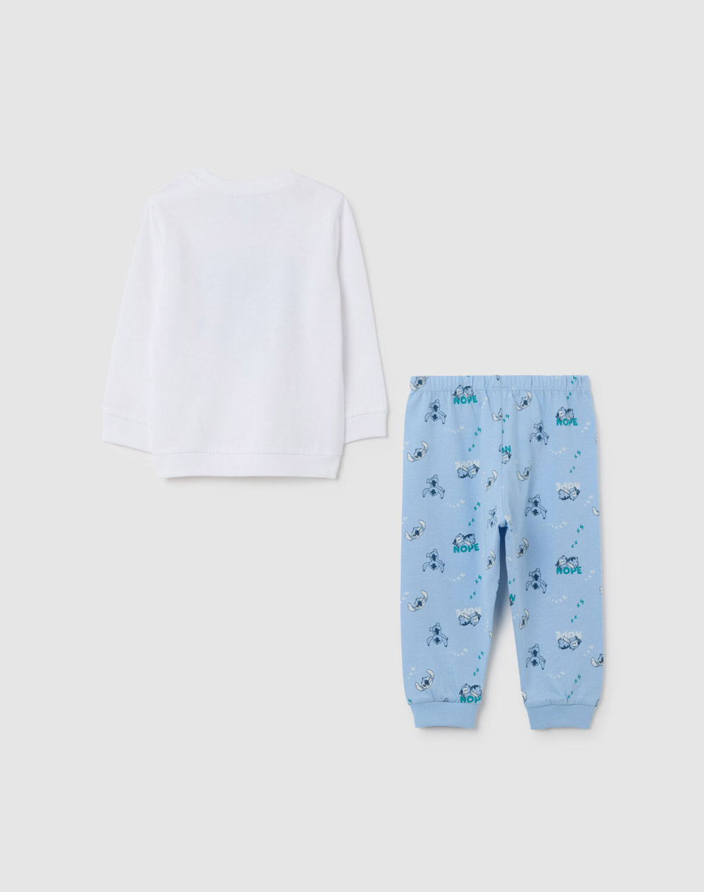OVS PYJAMA BOY CH 2401001-CHAMBRAY BLUE White φωτογραφία