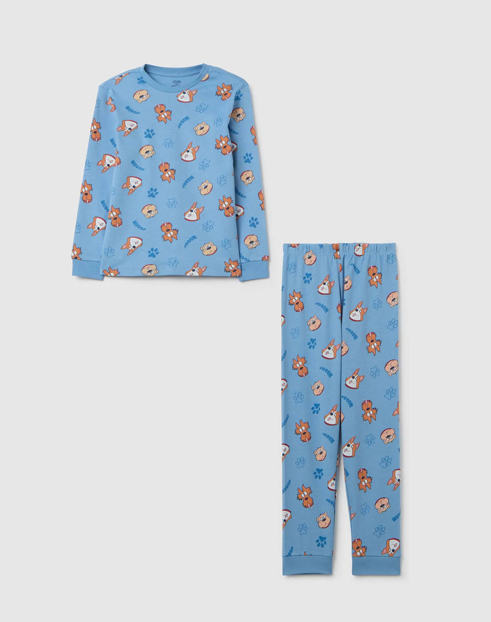 OVS OVS PYJAMA SP 3/10 INTER. 2417492-BLUE/WHITE Blue
