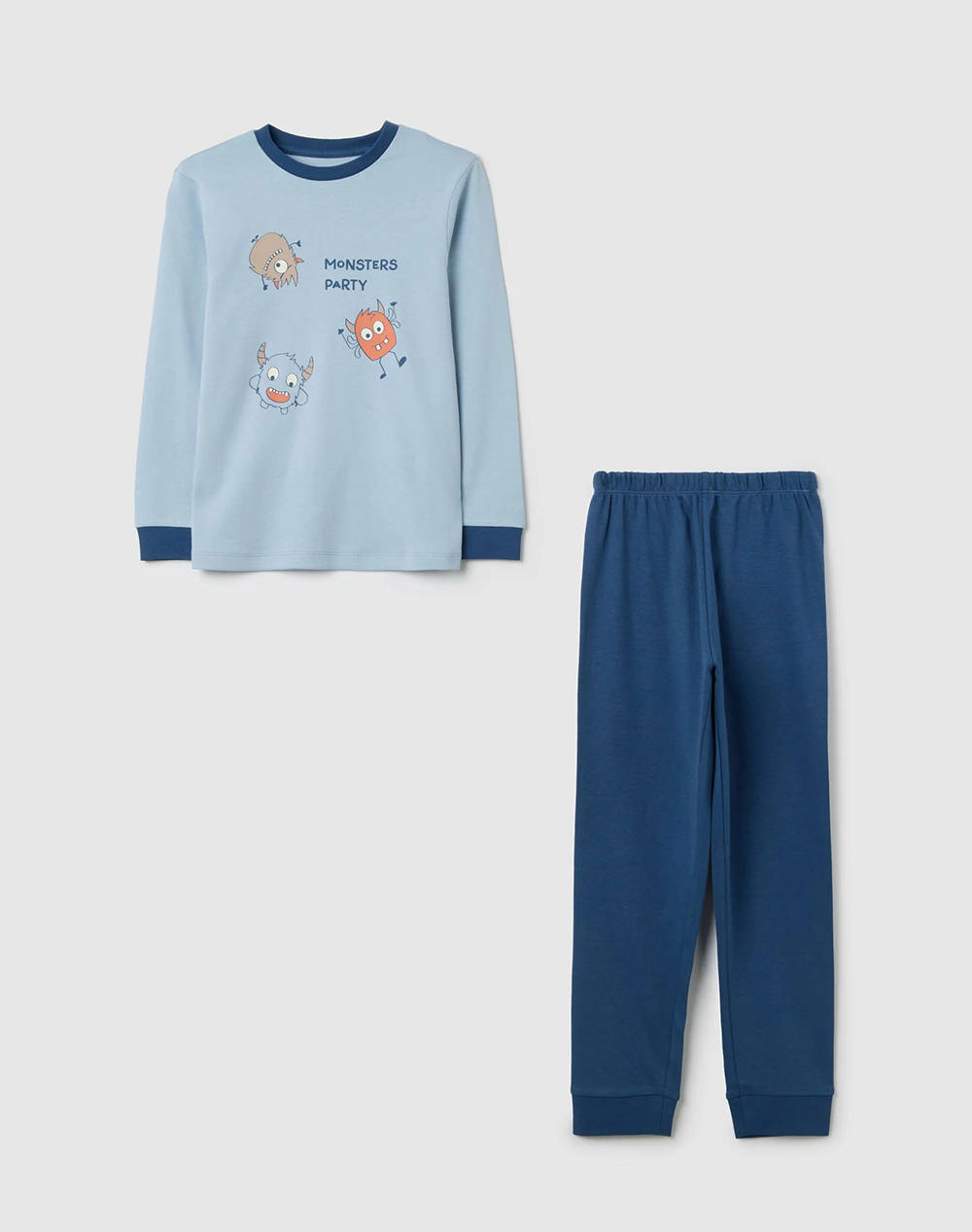 OVS OVS PYJAMA SP 3/10 INTER. 2417534-BLUE/LT BLUE Blue