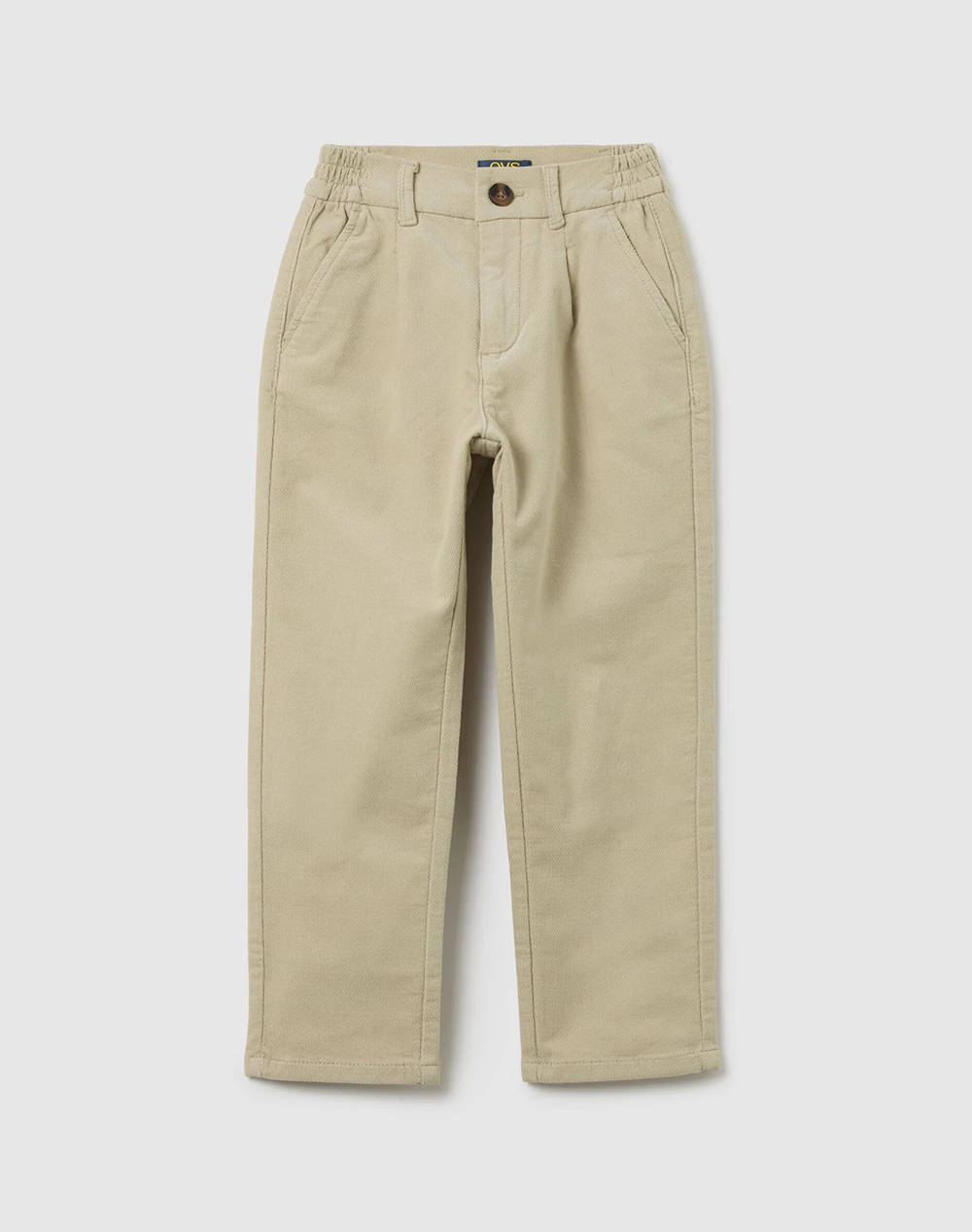 OVS DOBBY CORDUROY PANTS 2455904-OXFORD TAN Biege
