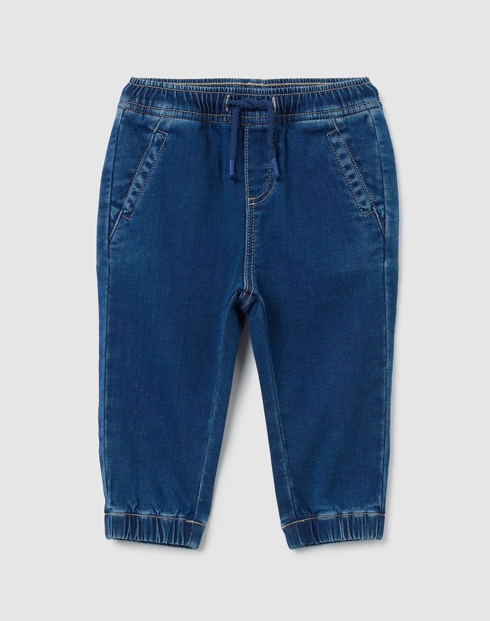 OVS OVS F. TERRY DENIM TROUSER 2414973-COPEN BLUE Blue
