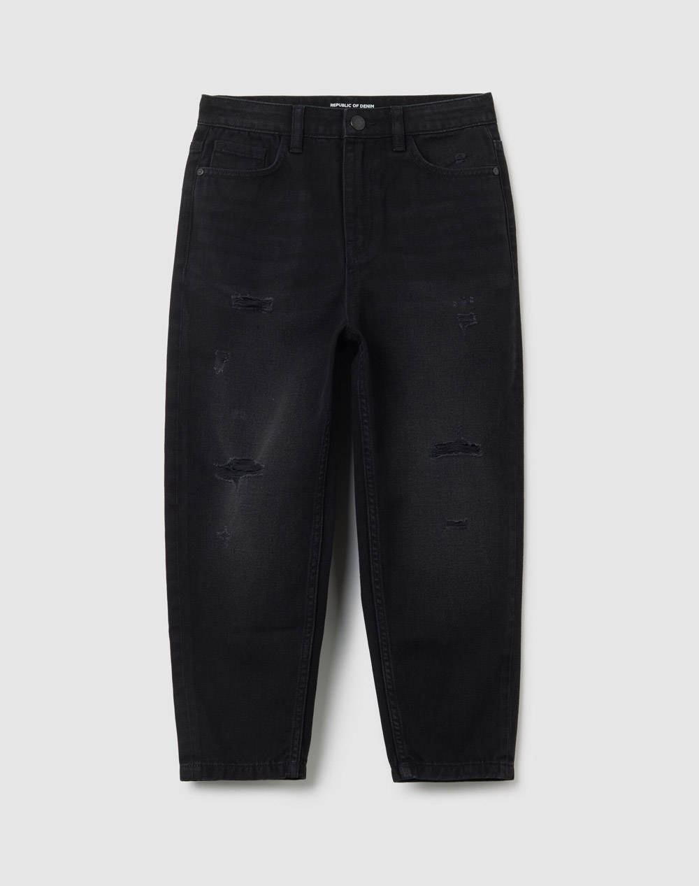 OVS BAGGY W/BROKENS 2454358-BLACK BEAUTY DenimBlack