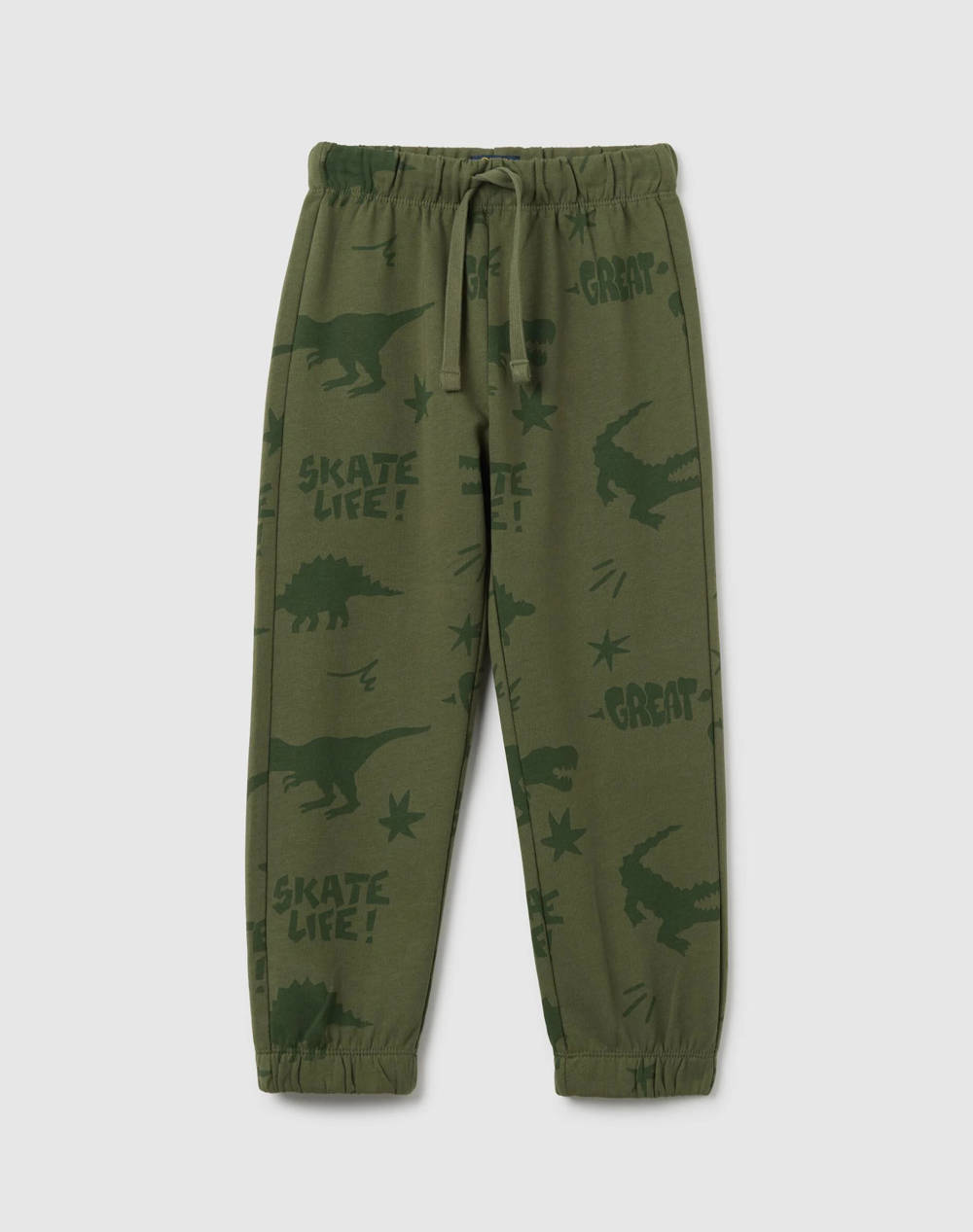 OVS OVS TROUSERS WITH AOP 2446143-VINEYARD GREEN Green