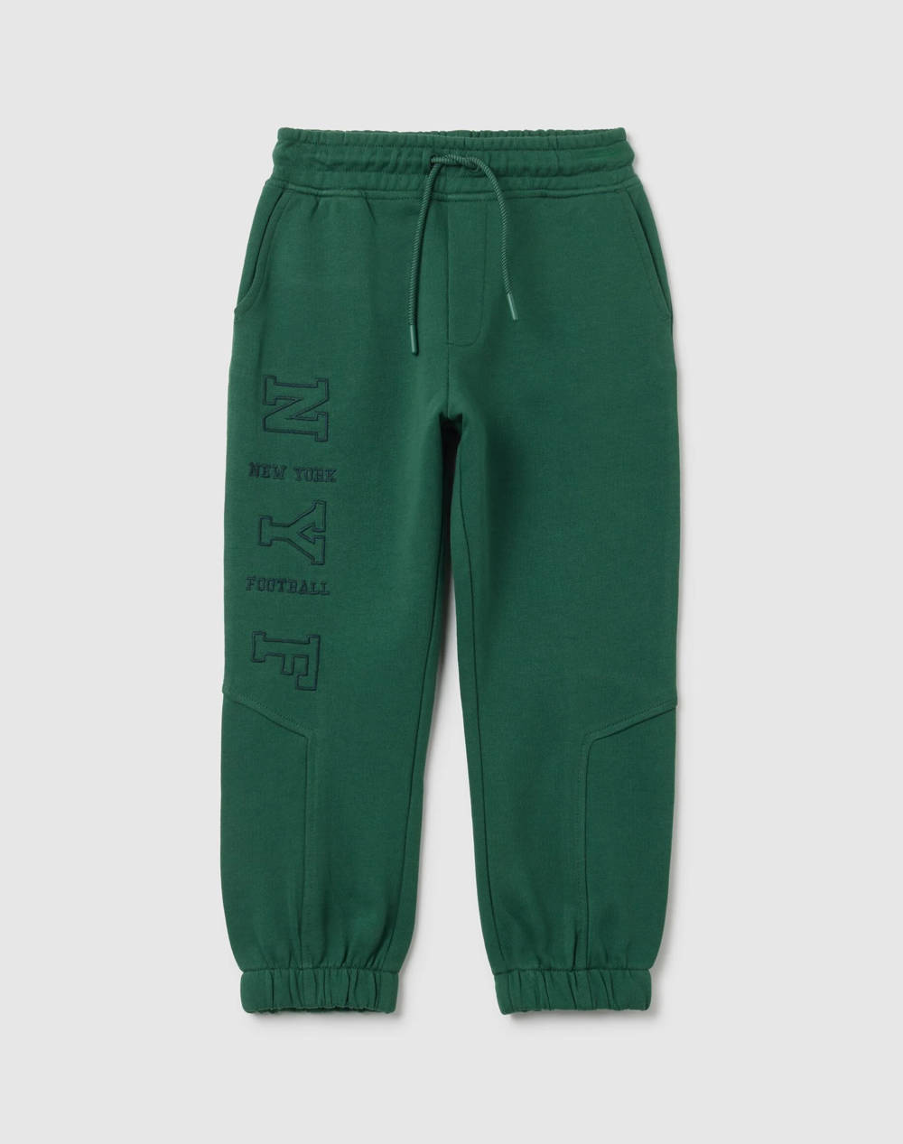 OVS OVS TROUSERS W/EMBRO 2448495-HUNTER GREEN Green