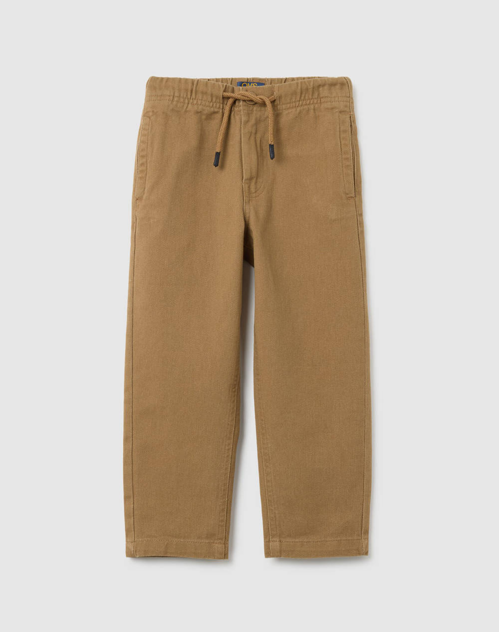 OVS TROUSER W/DRAWSTRINGS 2401279-TANNIN Tan