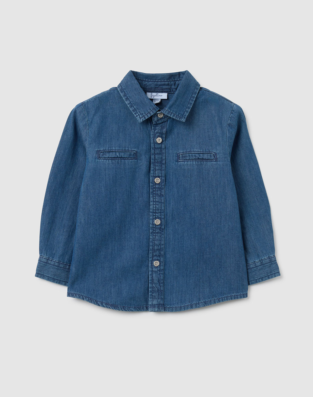 OVS LIGHT DENIM SHIRT 2415071-BERING SEA Blue