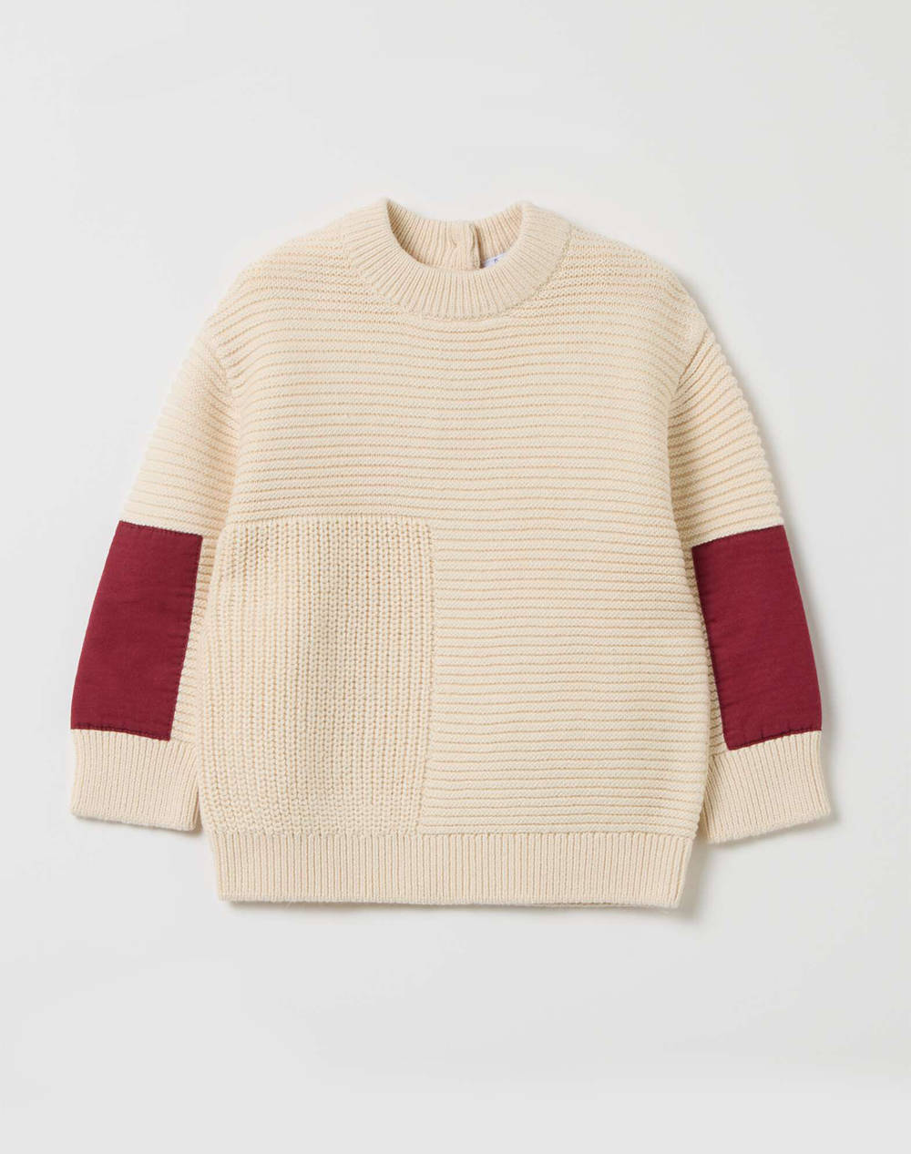 OVS OVS JUMPER WITH PATCHES 2458645-BEIGE Mixed