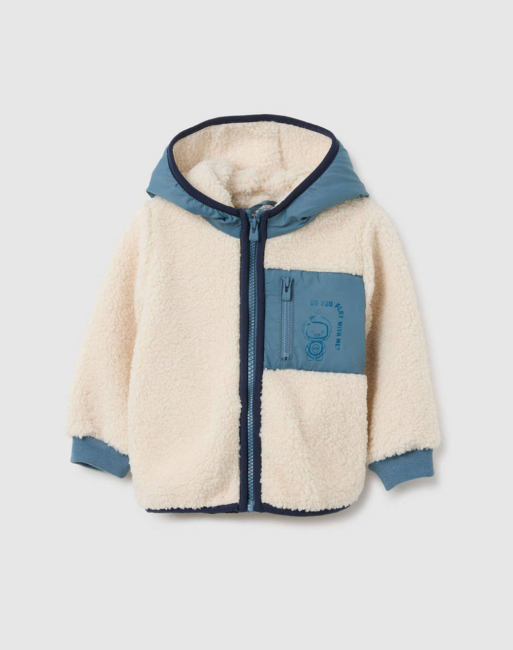 OVS JACKET SHERPA 2400795-OFF WHITE Mixed