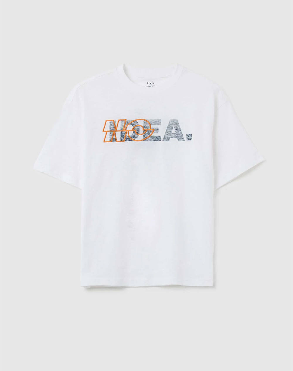 OVS TSHIRT SS W/PRINT 2445816-LUCENT WHITE White