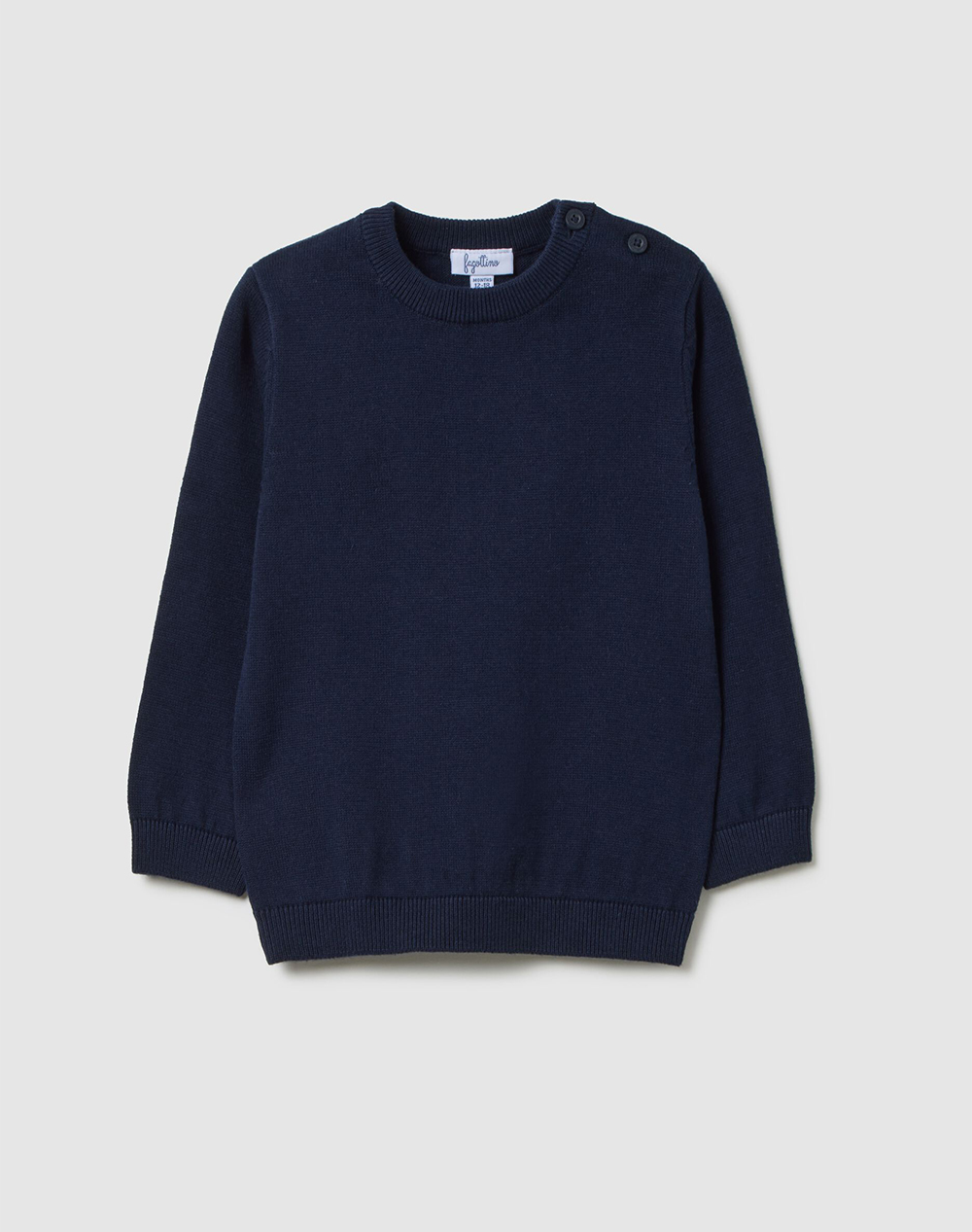 OVS OVS ROUNDNECK JUMPER SOLID 2416470-DARK BLUE DarkBlue