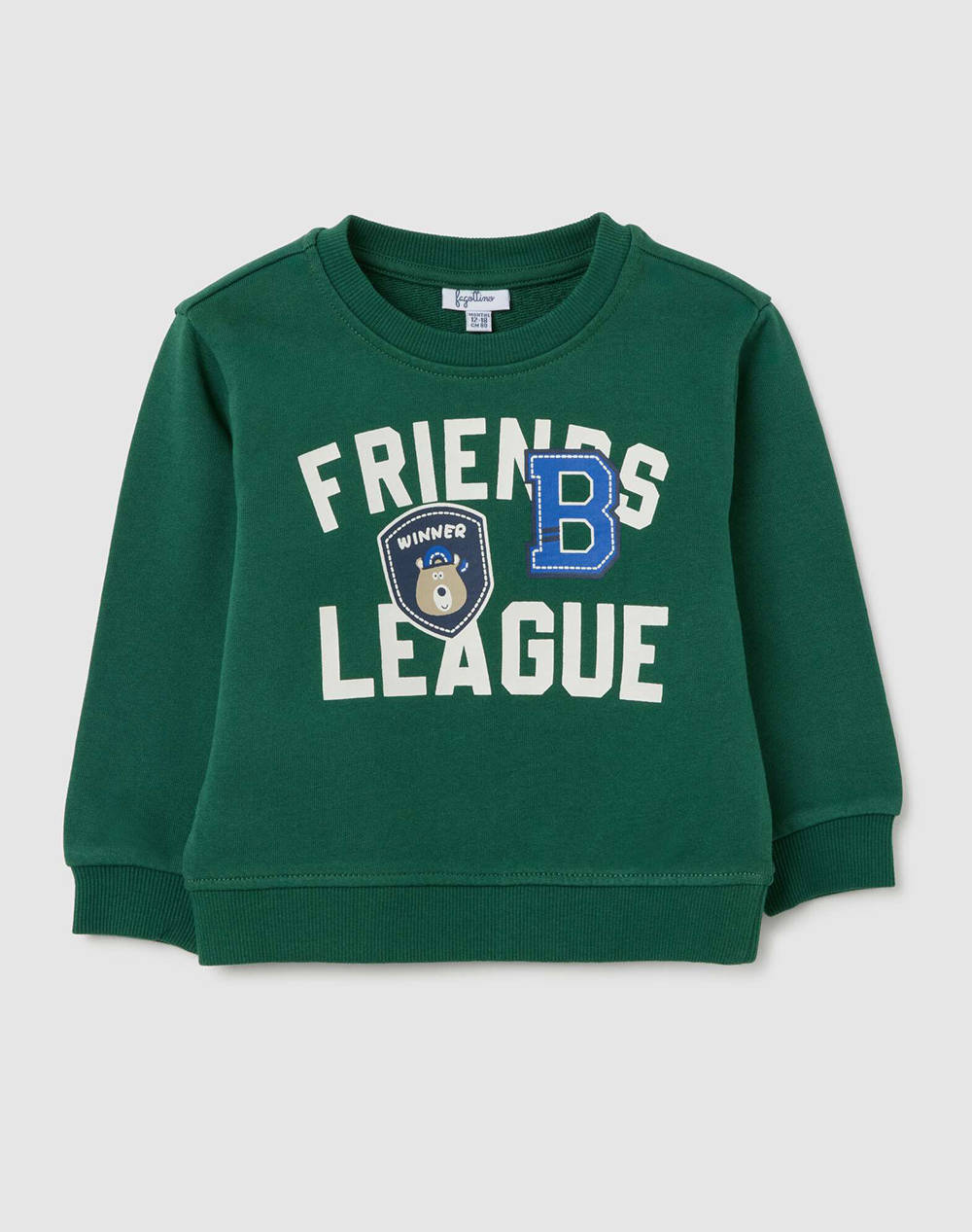 OVS OVS SWEATSHIRT W-PRINT MOD B 2443225-HUNTER GREEN DarkGreen