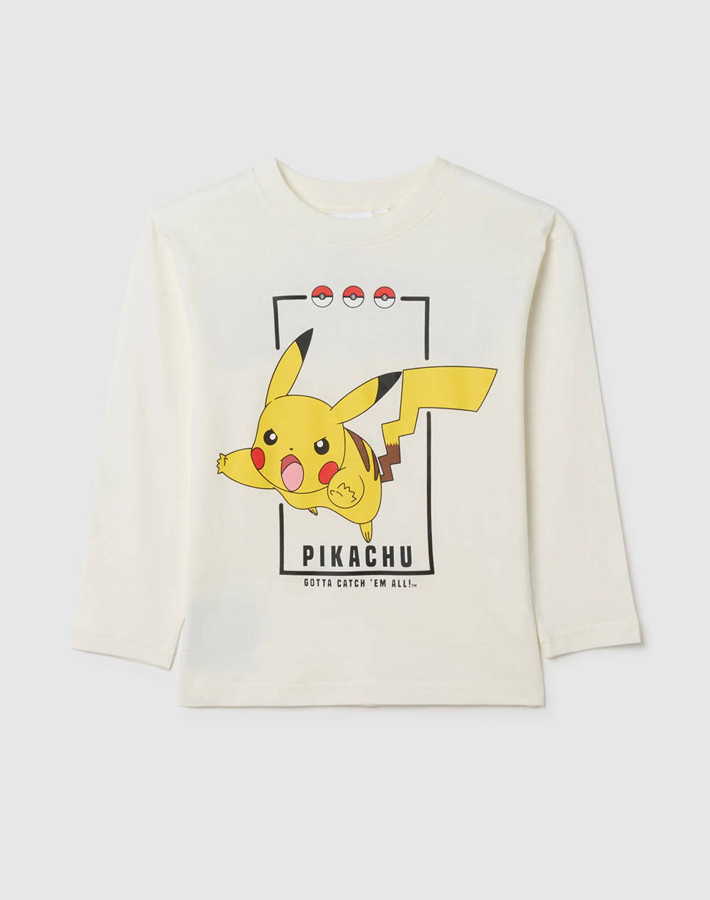 OVS T-SHIRT GREY 2454870-BLANC DE BLANC Ecru