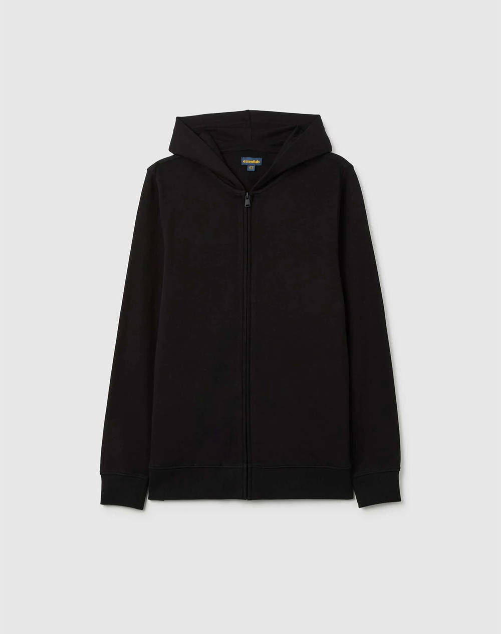 OVS HOODIE FULL ZIP BASICO 2419181-BLACK BEAUTY Black