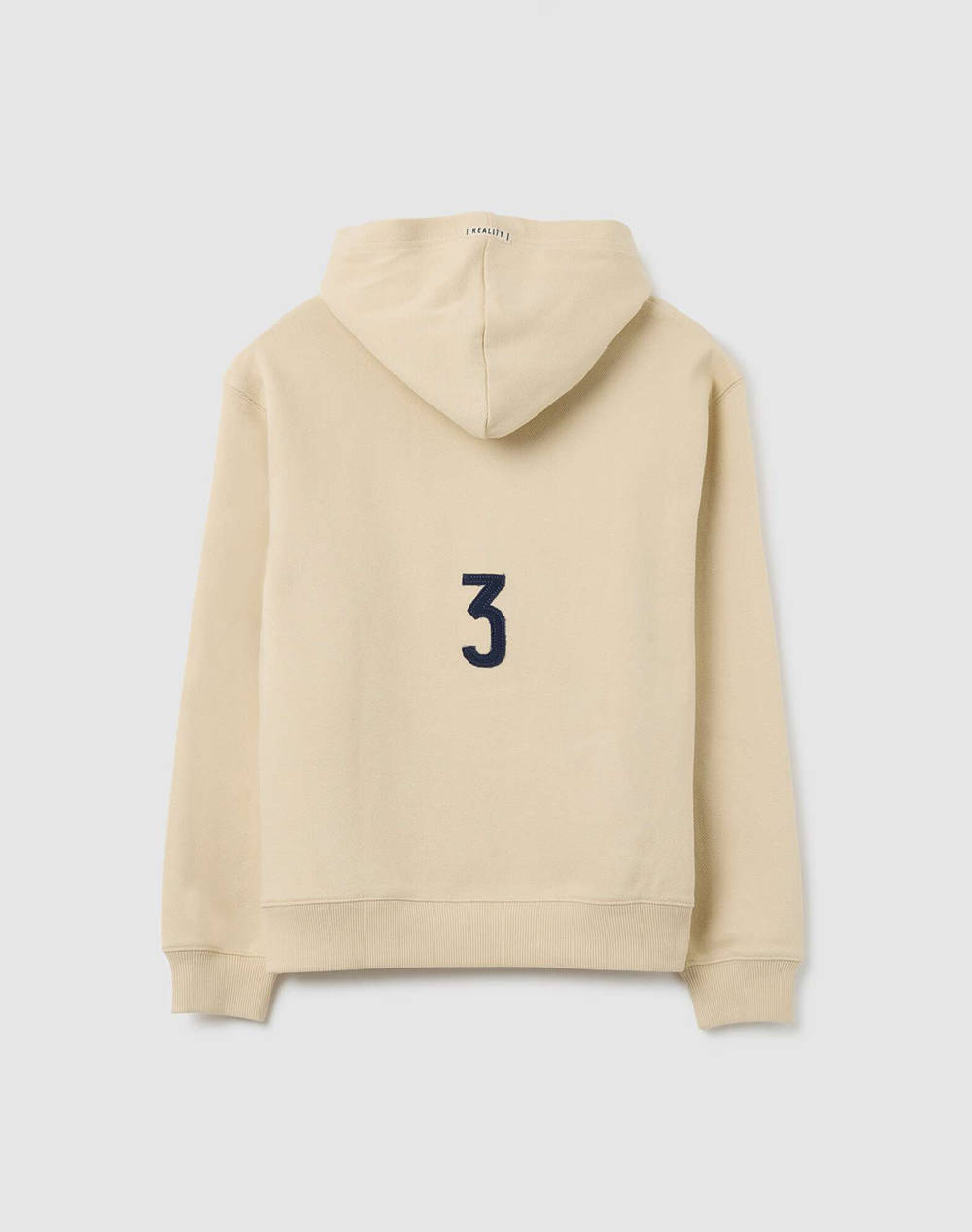 OVS HOODIE PIQUET 2446219-ANGORA Biege φωτογραφία