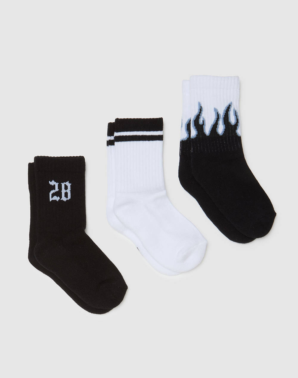 OVS OVS PK 3 SHORT TENNIS 2464450-WHITE/BLACK Multi