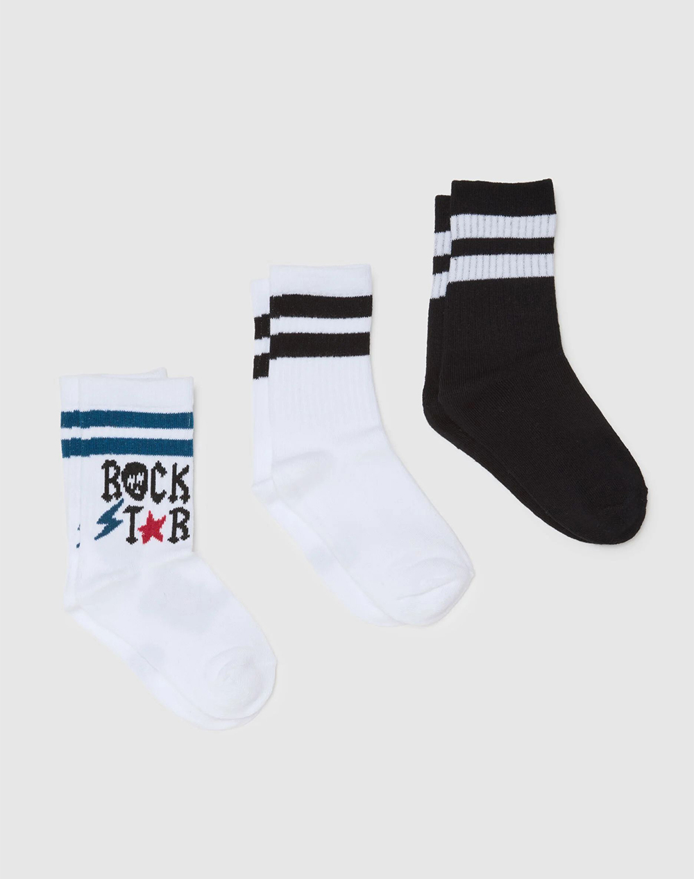 OVS OVS PK 3 SHORT TENNIS 2464446-WHITE/BLACK Multi