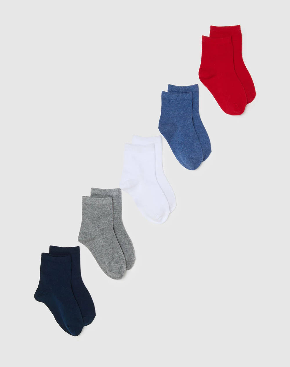 OVS OVS PK 5 SHORT SOCKS TU 2449311-BLUE/RED Multi