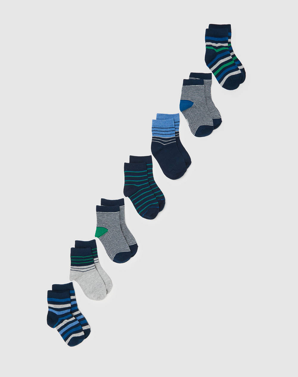 OVS OVS PK 7 SHORT SOCKS 2447690-BLUE/GREY Mixed