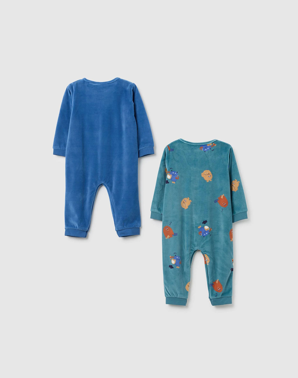 OVS PK2 ROMPER VELOUR BOY 2446399-DUTCH BLUE Multi φωτογραφία