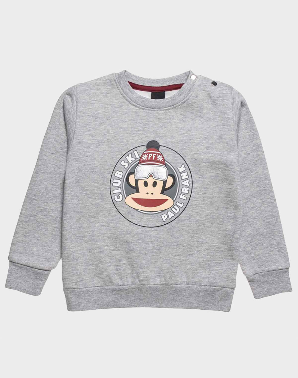 ALOUETTE ΜΠΛΟΥΖΑ ΦΟΥΤΕΡ PAUL FRANK 00321190-0208 Gray