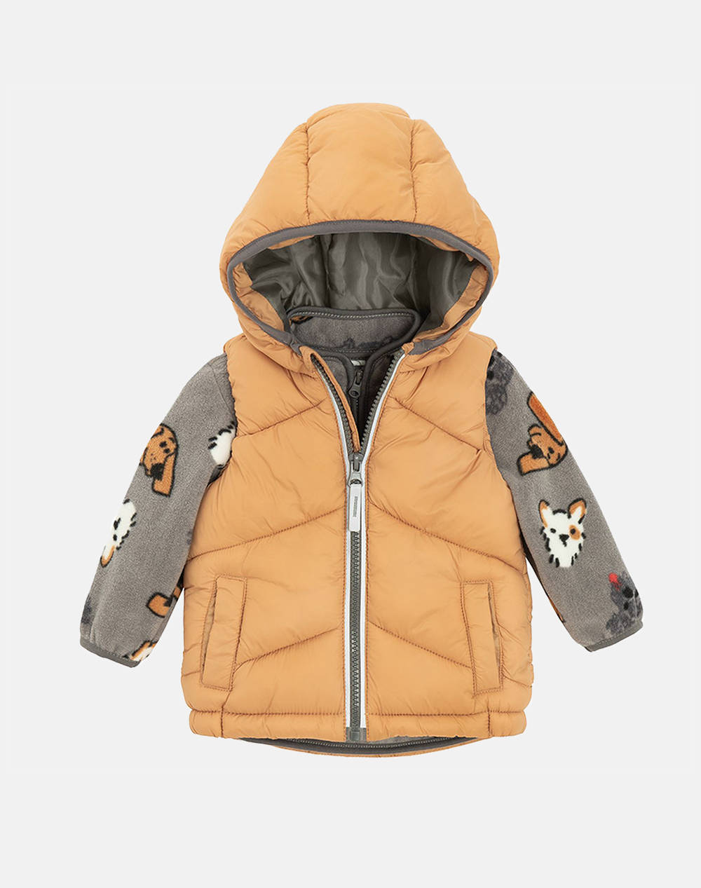 COOL CLUB COOL CLUB Μπουφάν αμάνικο 2 τμχ ΑΓΟΡΙ (0-2) COB3101526-00-MIX Mixed