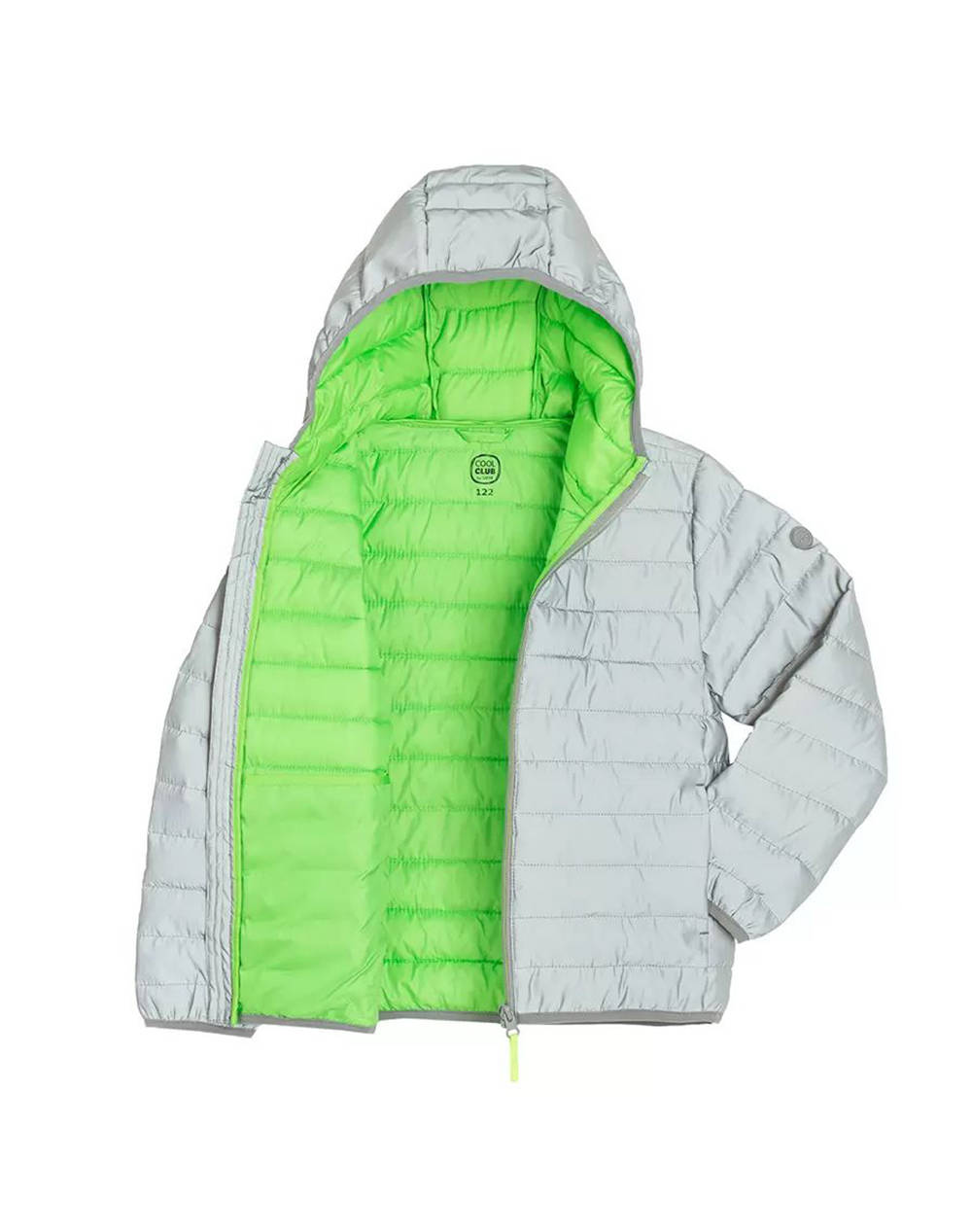 COOL CLUB Μπουφάν ΑΓΟΡΙ (2-8) COB3010006-SILVER MetallicSilver φωτογραφία