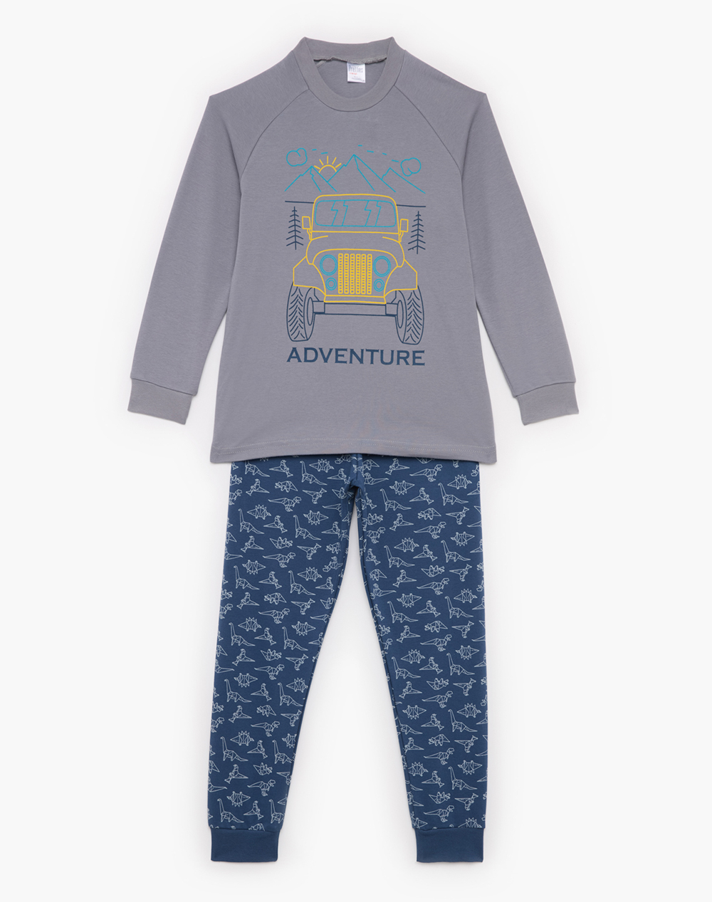 ELETEN PRETTY BABY ΠΥΖΑΜΑ ΠΑΙΔ ΑΓ ADVEN 63814-12-16-735 Gray