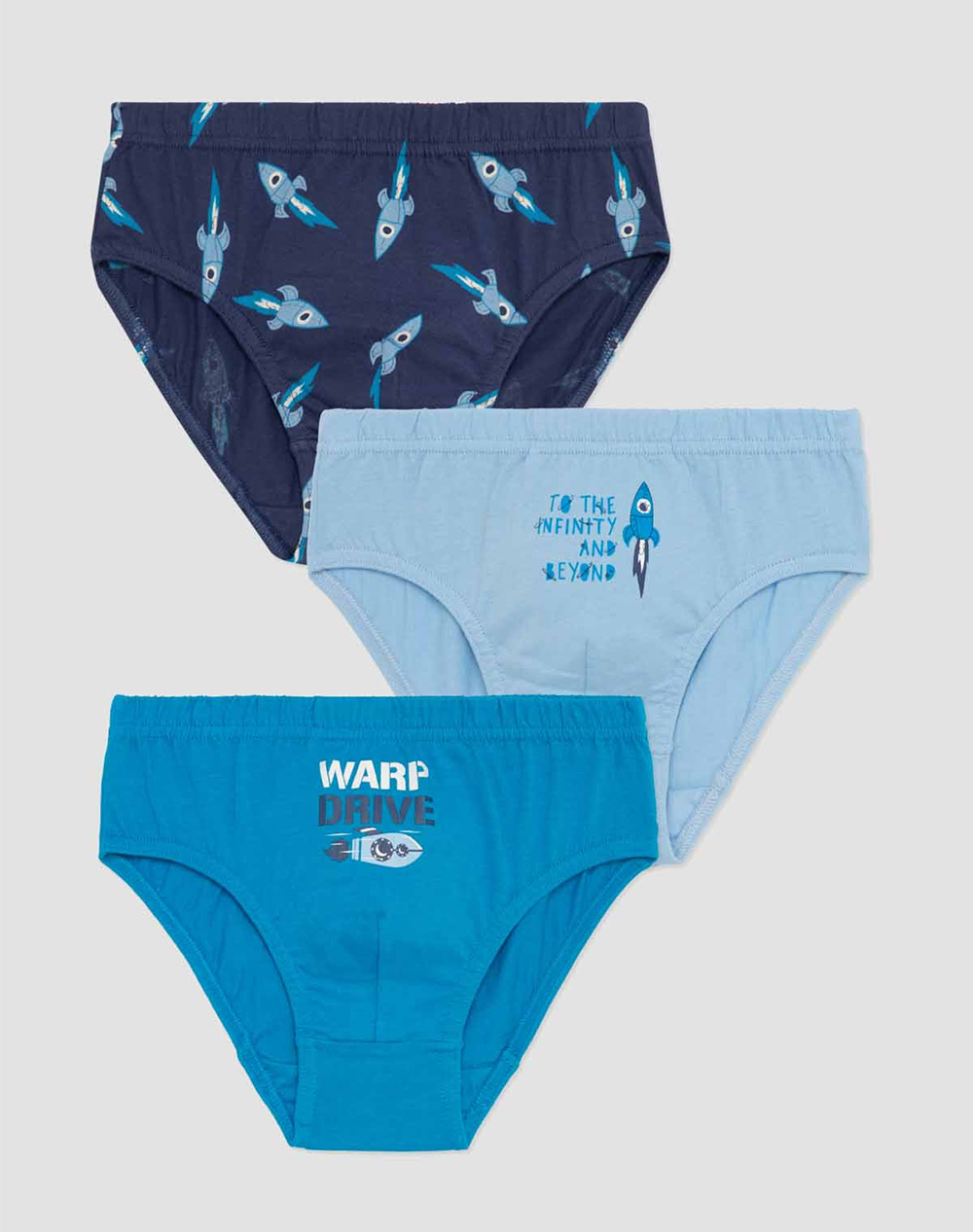 MINERVA MINERVA ΣΛΙΠ ΑΓ.Π/ΕΦ.3PCS ROCKETS 96-45577-12-16-257 Blue