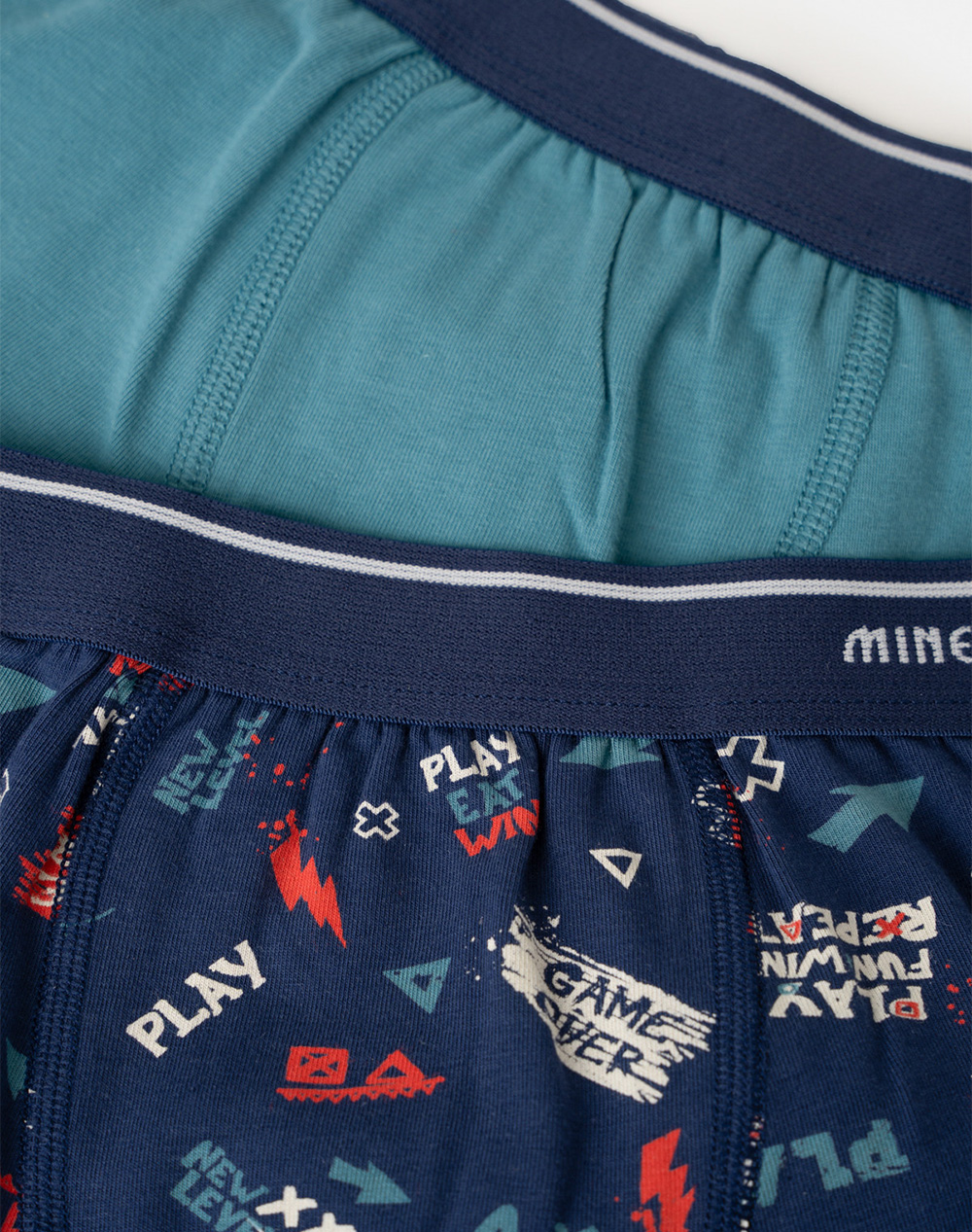 MINERVA BOXER ΑΓ.2PCS C/L GAME OVER 96-42684-4-10-260 Blue φωτογραφία