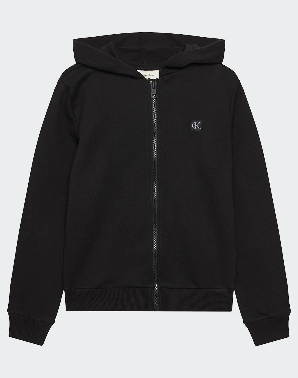 CALVIN KLEIN CALVIN KLEIN MINI BADGE ZIP-THROUGH IU0IU00707-8Y-16Y-BEH Black