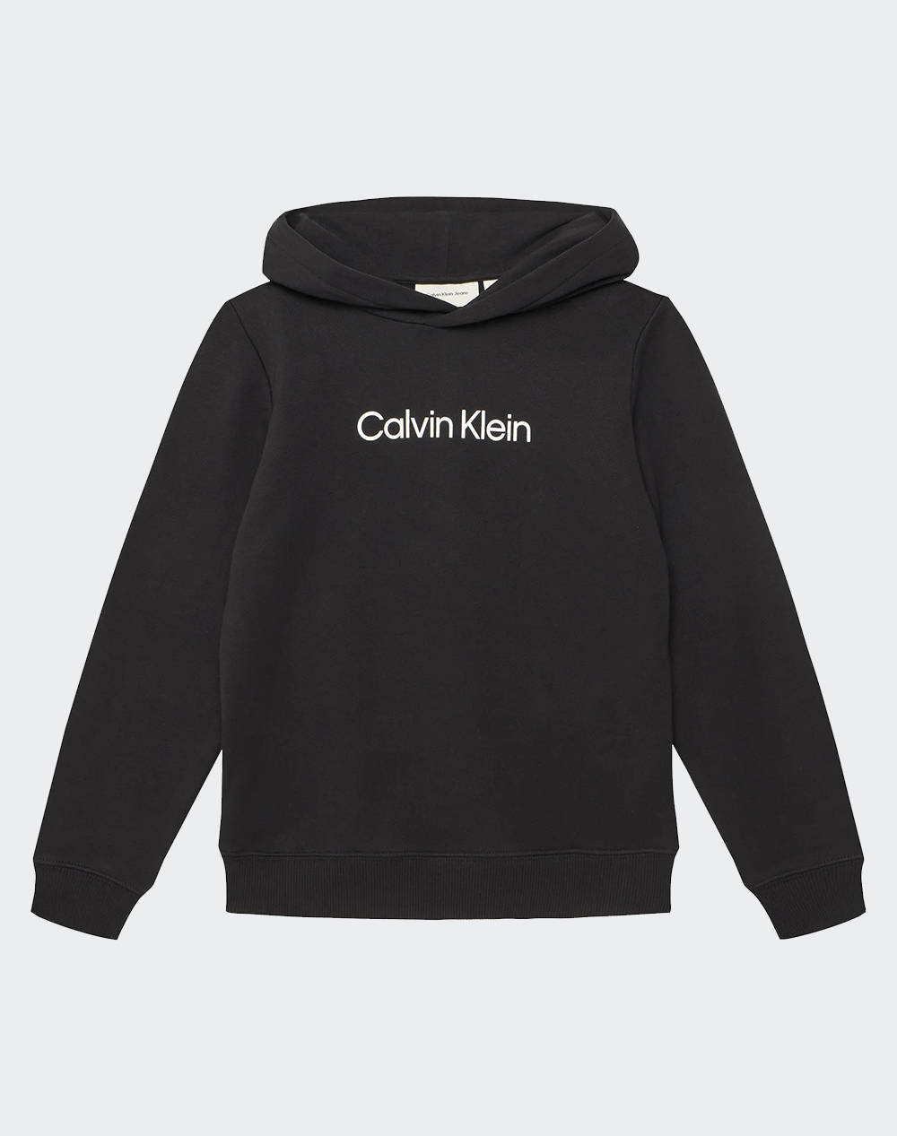 CALVIN KLEIN JEANS INST. LOGO REG. TERRY HOODIE IU0IU00679-8Y-16Y-BEH Black