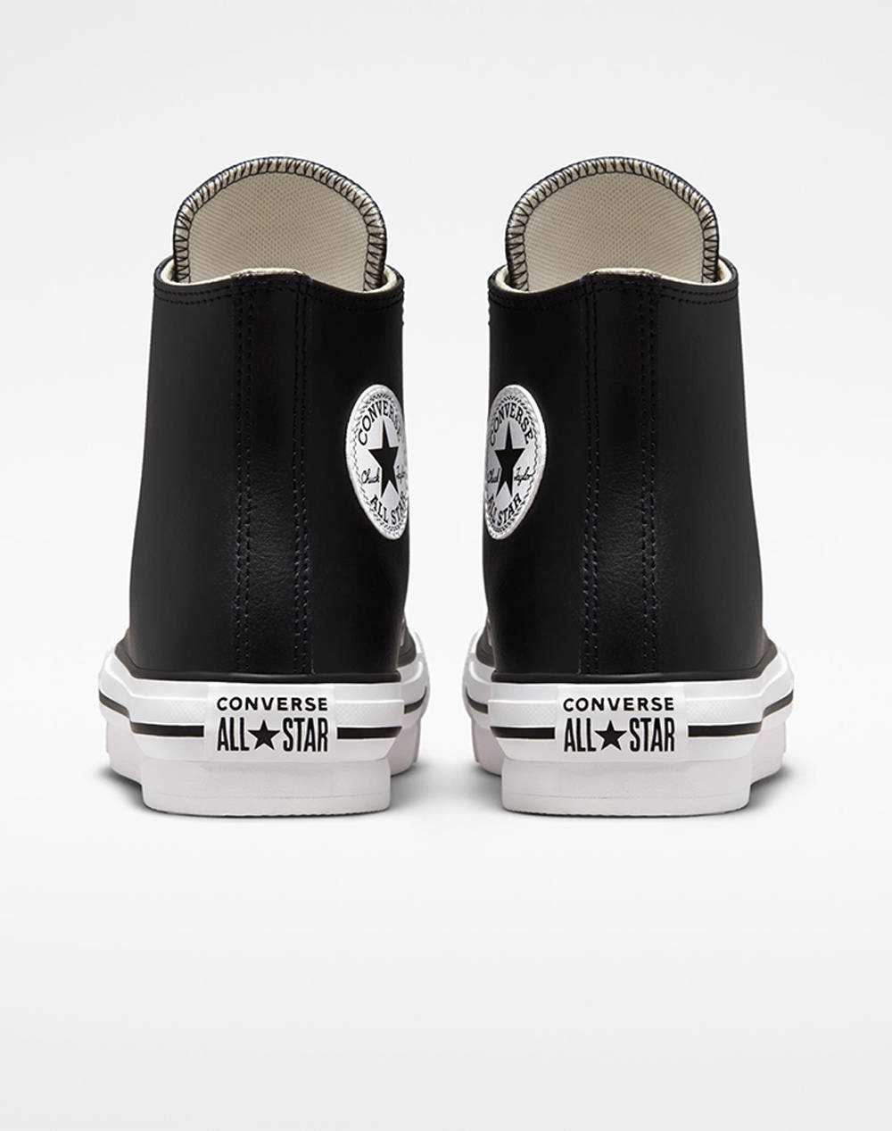 CONVERSE CHUCK TAYLOR ALL STAR EVA LIFT LEATHER A02485C-001 Black φωτογραφία