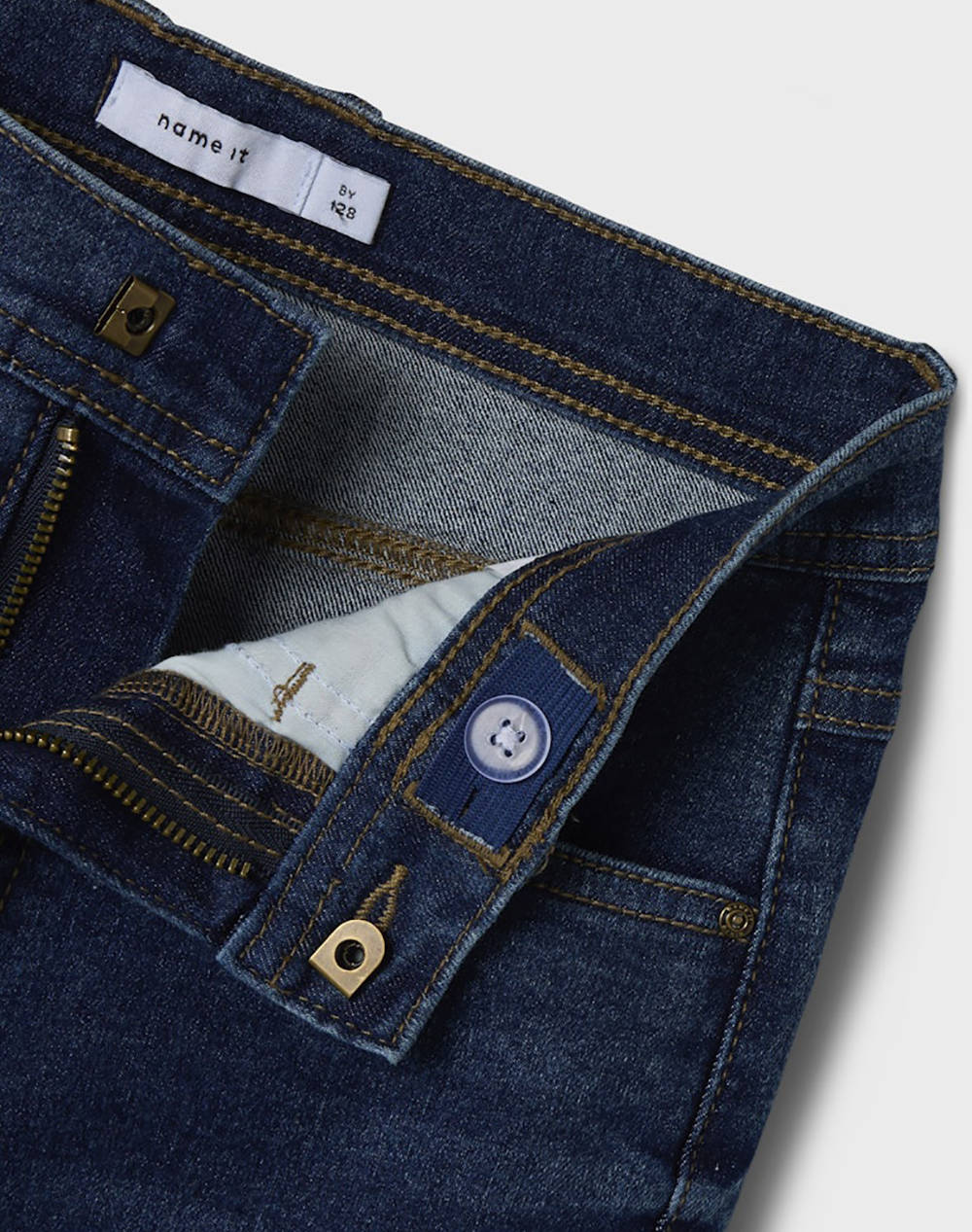 NAME IT NKMRYAN STRAIGHT JEANS 8808-DT TB 13244339-Dark Blue Denim DenimDarkBlue φωτογραφία