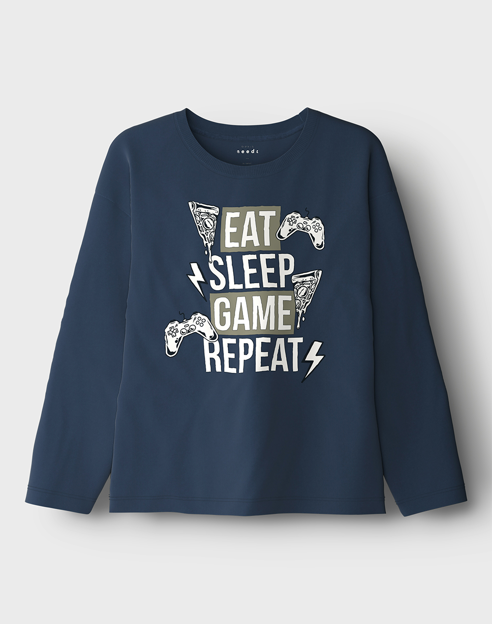 NAME IT NKMVICTOR LS RLX TOP 13234715-Insignia BlueEat Game DarkBlue