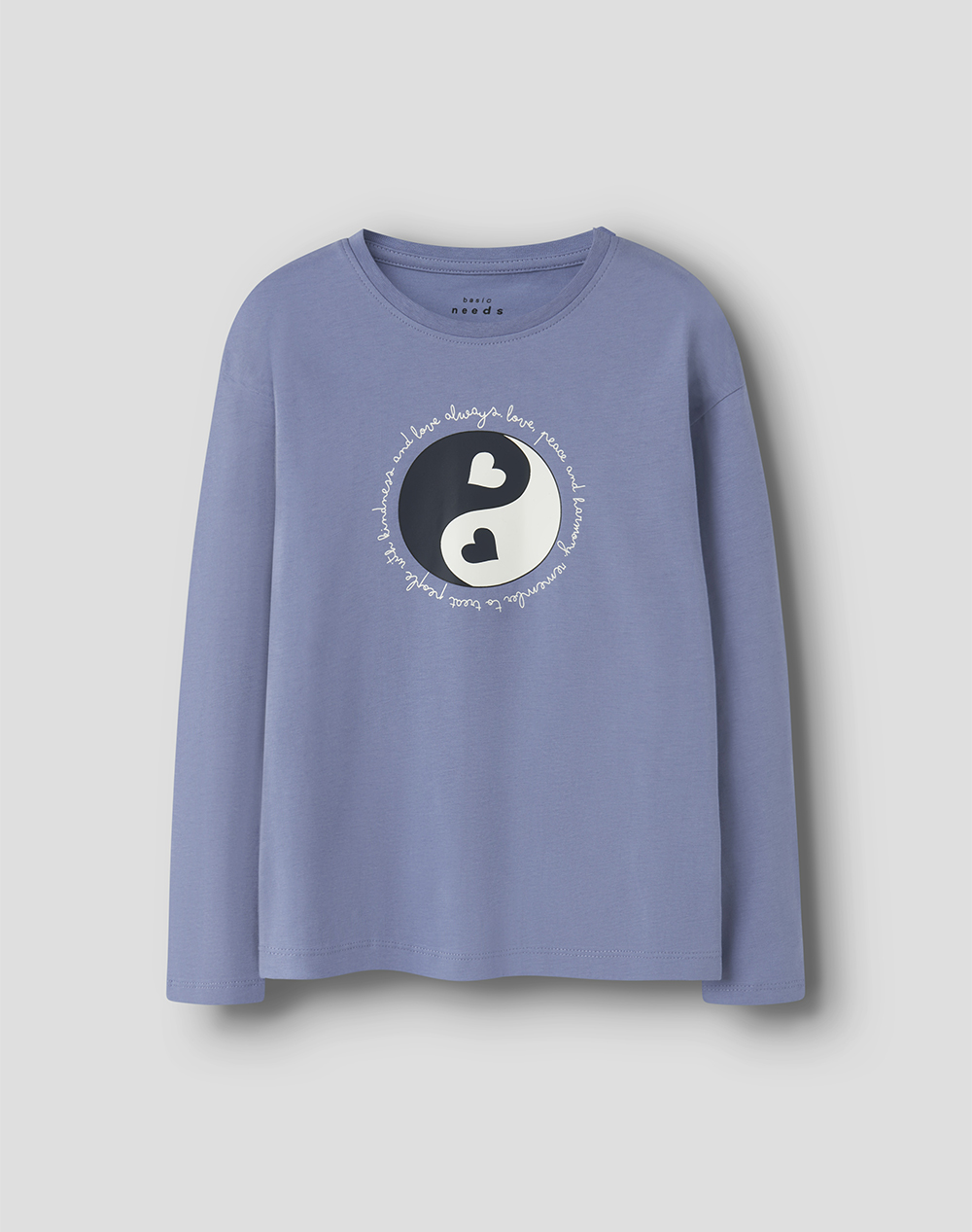 NAME IT NKFVEEN LS RLX TOP 13234709-Blue IceYing Yang Mixed