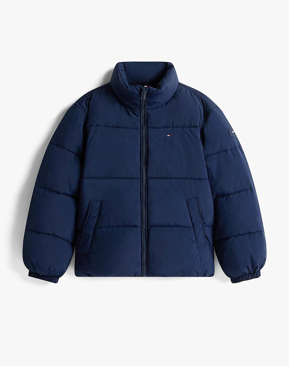 TOMMY HILFIGER TOMMY HILFIGER FLAG PUFFER JACKET KS0KS00717-8Y-16Y-C1G DarkBlue