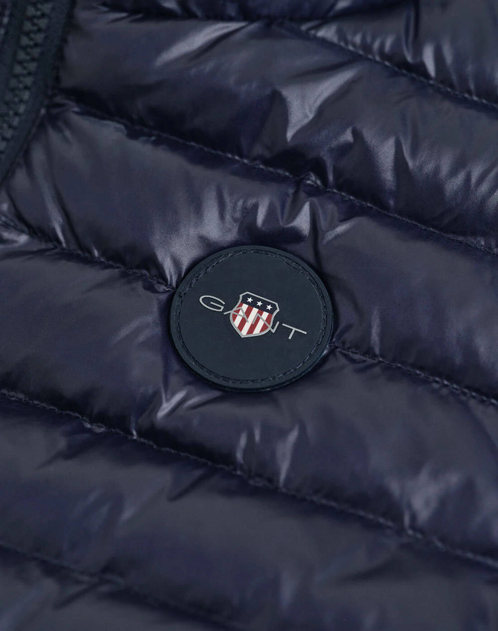 GANT ΜΠΟΥΦΑΝ ΧΜ SHINY LIGHT PADDED VEST 3G870277-433 DarkBlue φωτογραφία
