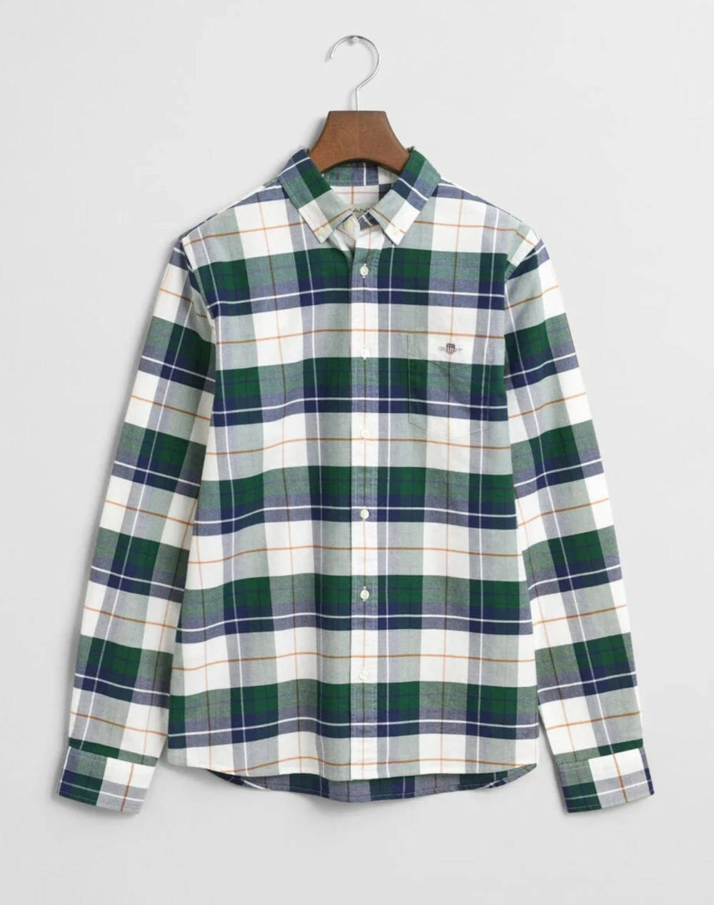 GANT GANT ΥΠΟΚΑΜΙΣΟ ΜΜ OXFORD CHECKED SHIRT 3G930498-338 Green