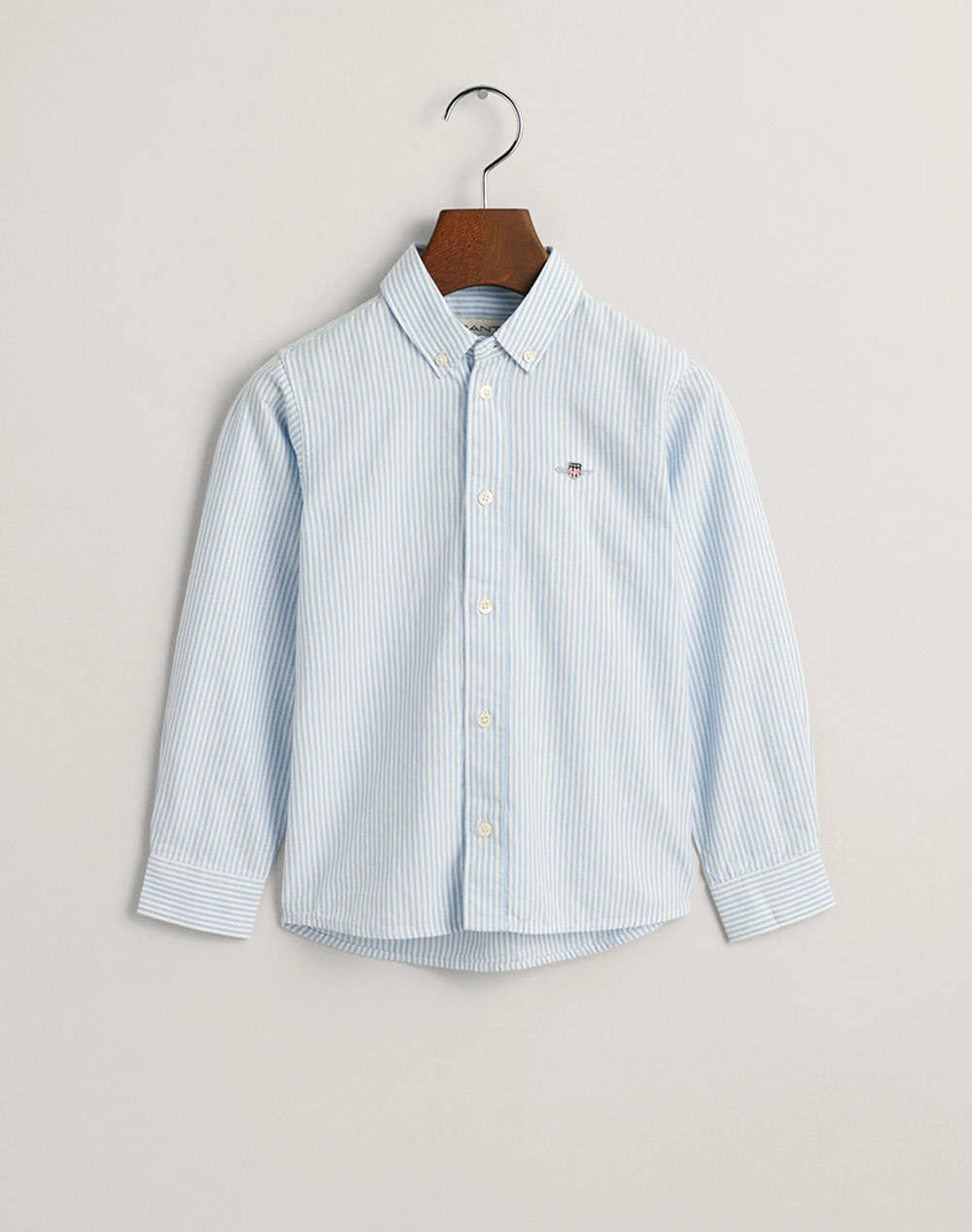 GANT GANT ΥΠΟΚΑΜΙΣΟ ΜΜ OXFORD STRIPED SHIELD SHIRT 3G830428-468 LightBlue