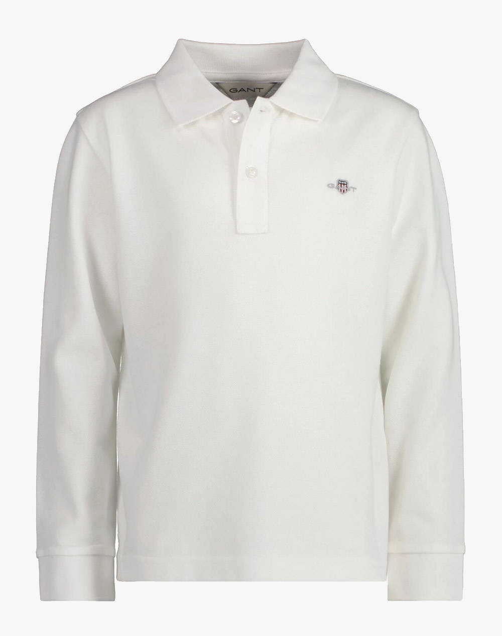 GANT GANT ΜΠΛΟΥΖΑ ΜΜ SHIELD LS PIQUE POLO 3G802550-110 White