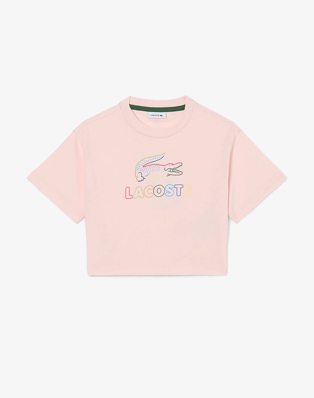 LACOSTE LACOSTE ΜΠΛΟΥΖΑ ΚΜ S/S KNIT TOP 3TJ1281-ADY LightPink