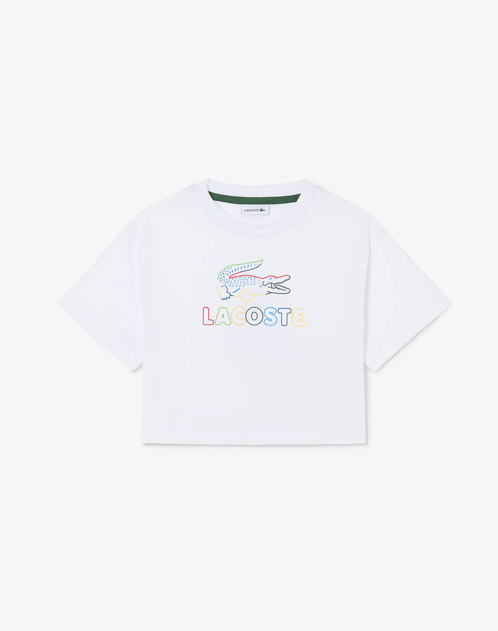 LACOSTE ΜΠΛΟΥΖΑ ΚΜ S/S KNIT TOP 3TJ1281-001 White