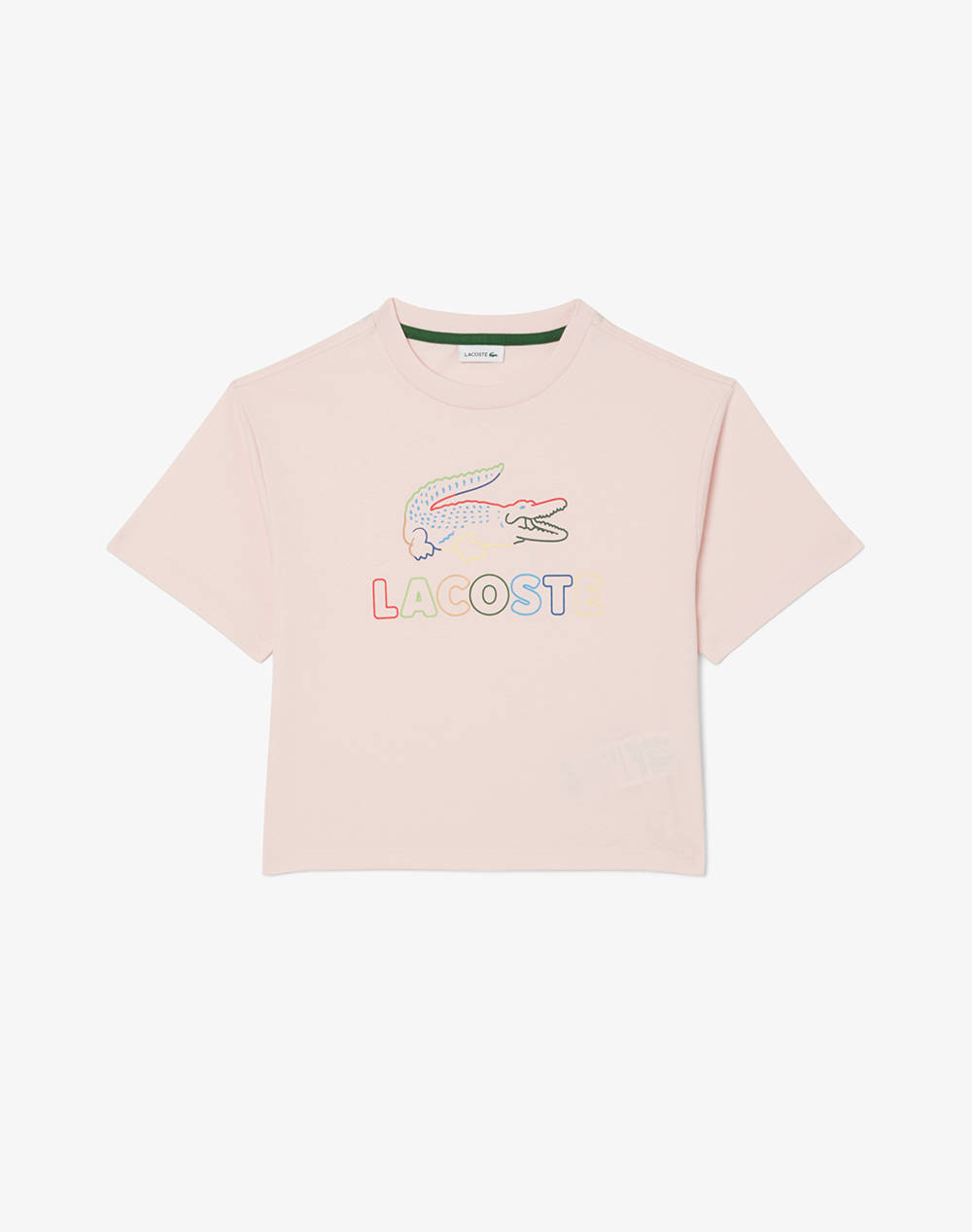 LACOSTE LACOSTE ΜΠΛΟΥΖΑ ΚΜ S/S KNIT TOP 3TJ1282-ADY LightPink