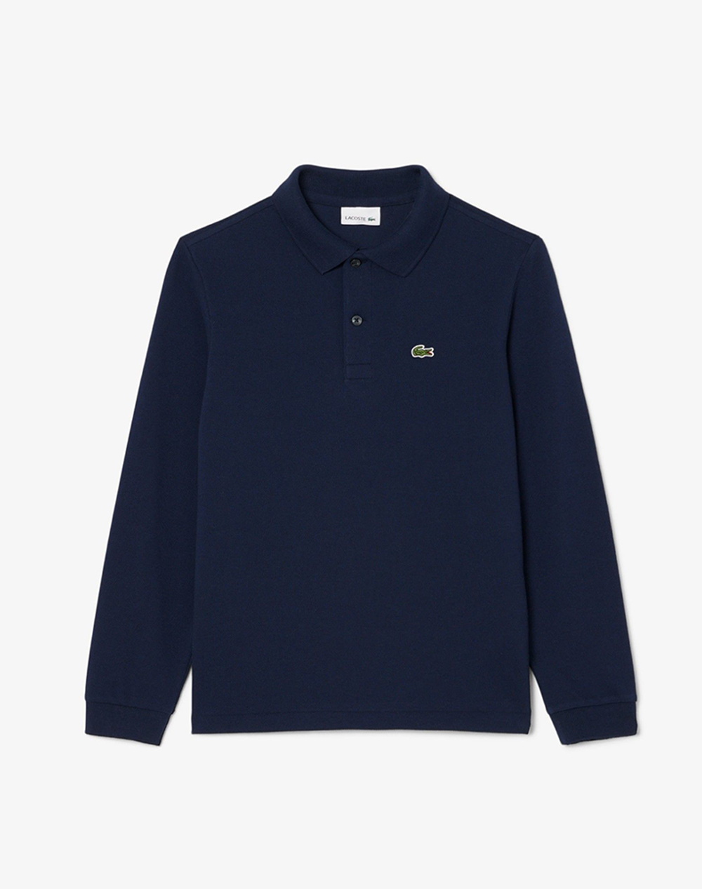 LACOSTE ΜΠΛΟΥΖΑ ΜΜ 1212 PETITE PIQUE LS POLO 3PJ1465-166 NavyBlue