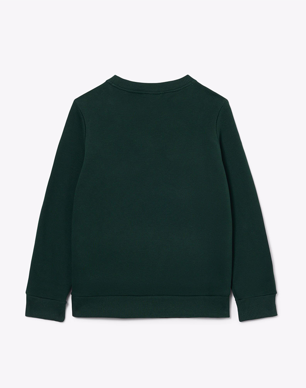 LACOSTE ΜΠΛΟΥΖΑ ΦΟΥΤΕΡ ΜΜ CHENILLE PATCH CREW 3SJ0934-YZP DarkGreen φωτογραφία