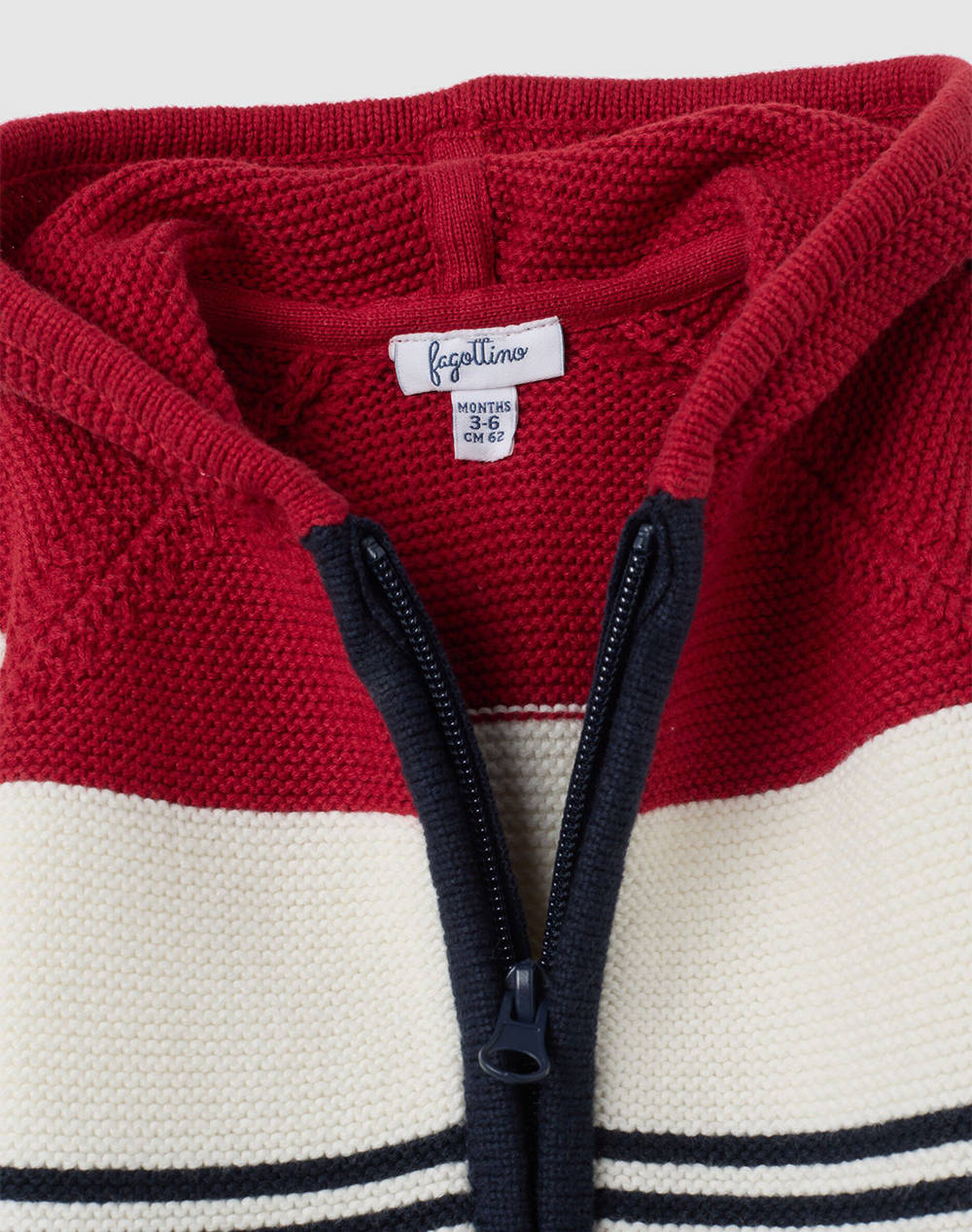 OVS CARDIGAN TRICOT WITH HOOD 2458407-MULTICOLOUR STRIPED Multi φωτογραφία