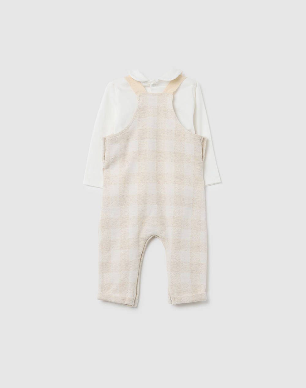 OVS SET T-SHIRT + OVERALL 2401791-SUGAR SWIZZLE Biege φωτογραφία