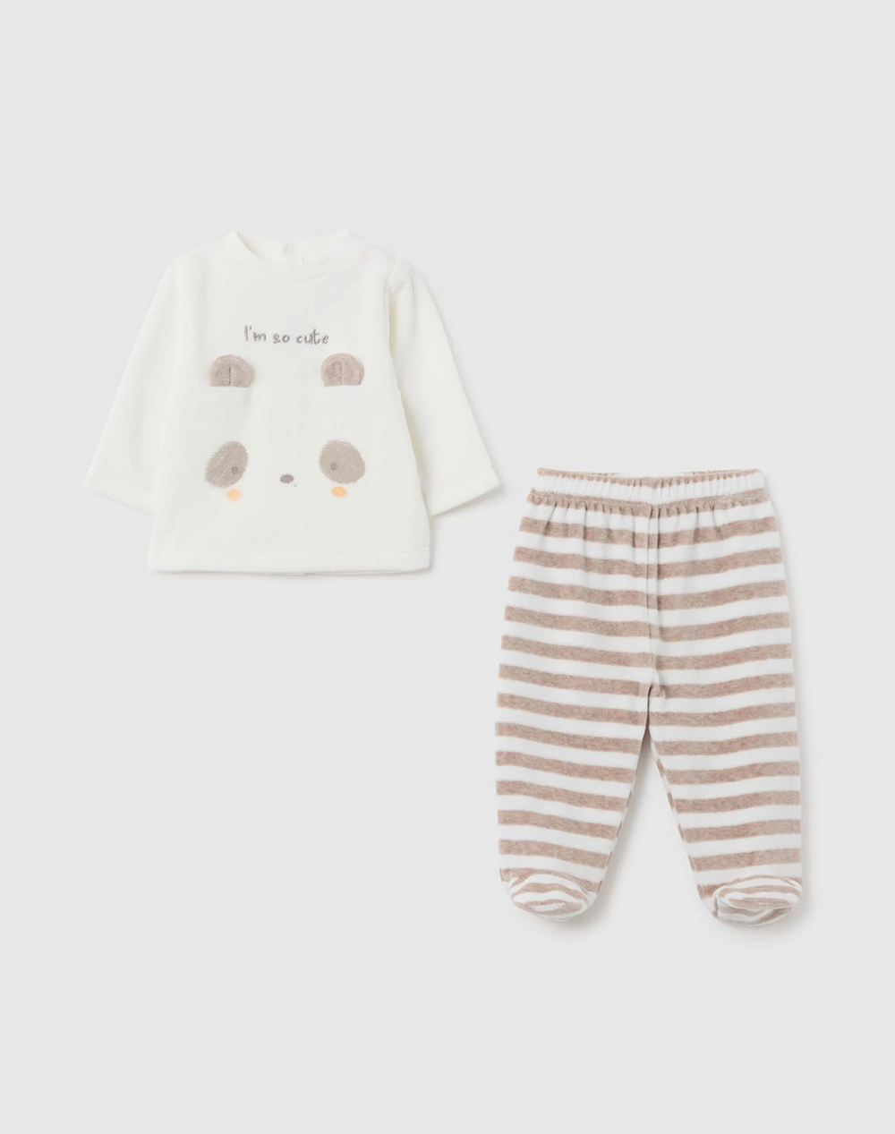 OVS SET T-SHIRT + LEGGINGS 2401801-SNOW WHITE Mixed